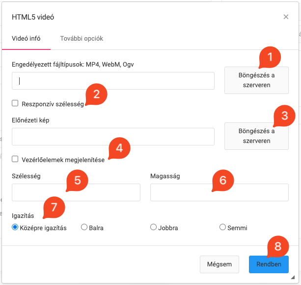 HTML5 videó hozzáadása