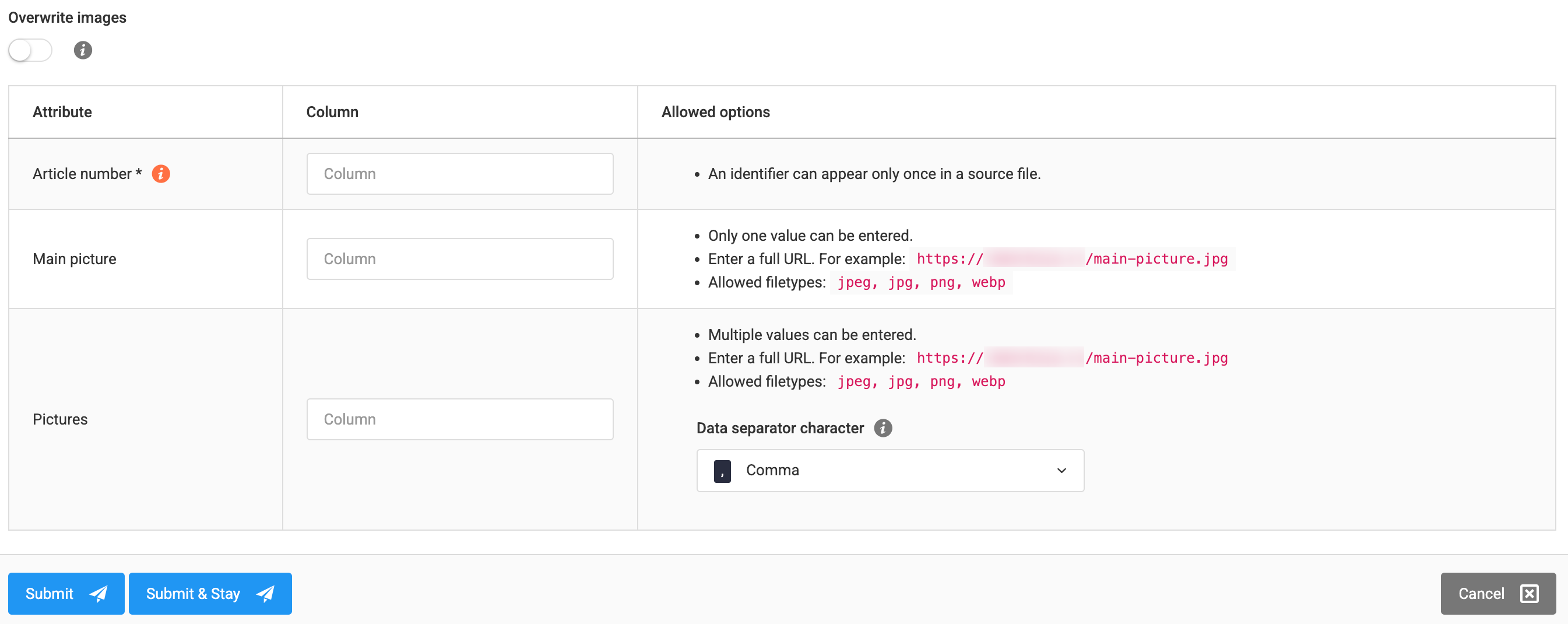 Webshop Category Synchronization