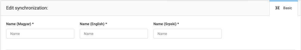General Settings for All Synchronizations