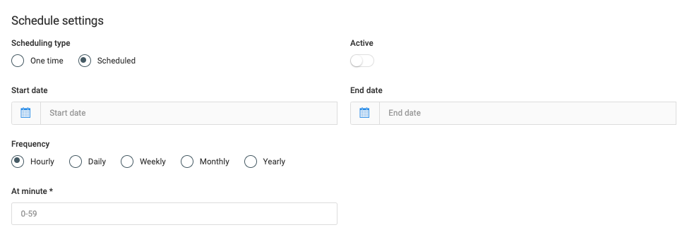 General Settings for All Synchronizations