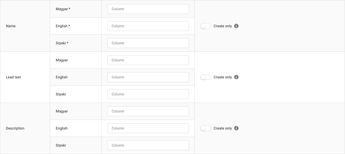 Webshop Category Synchronization