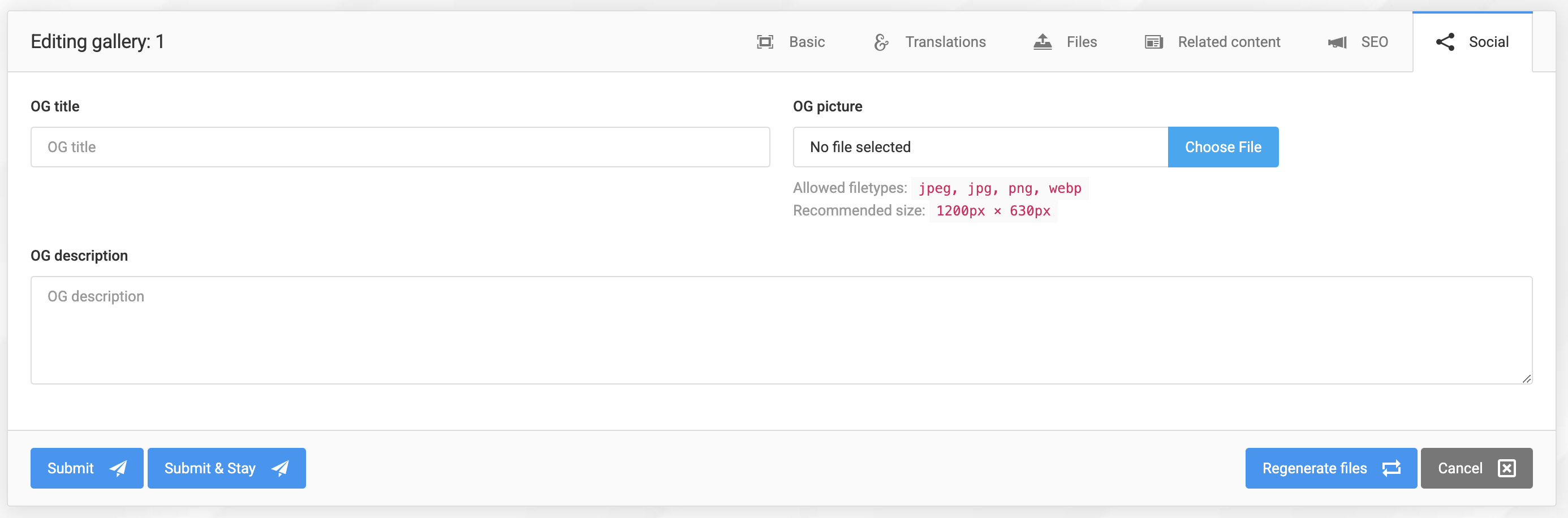 Galleries and their management
