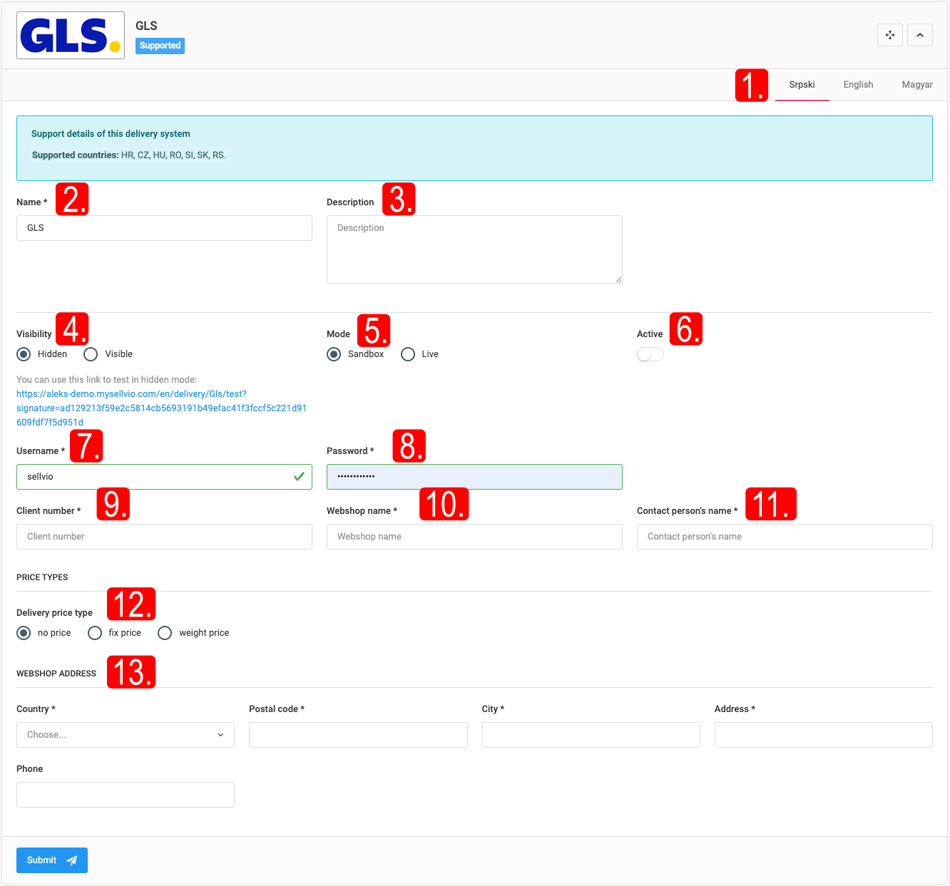Special Shipping Methods