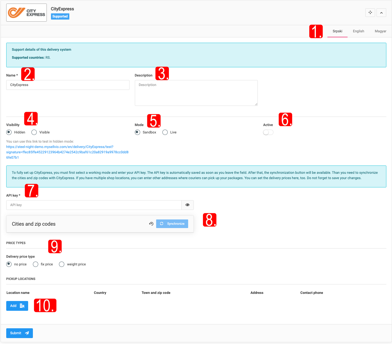Special Shipping Methods