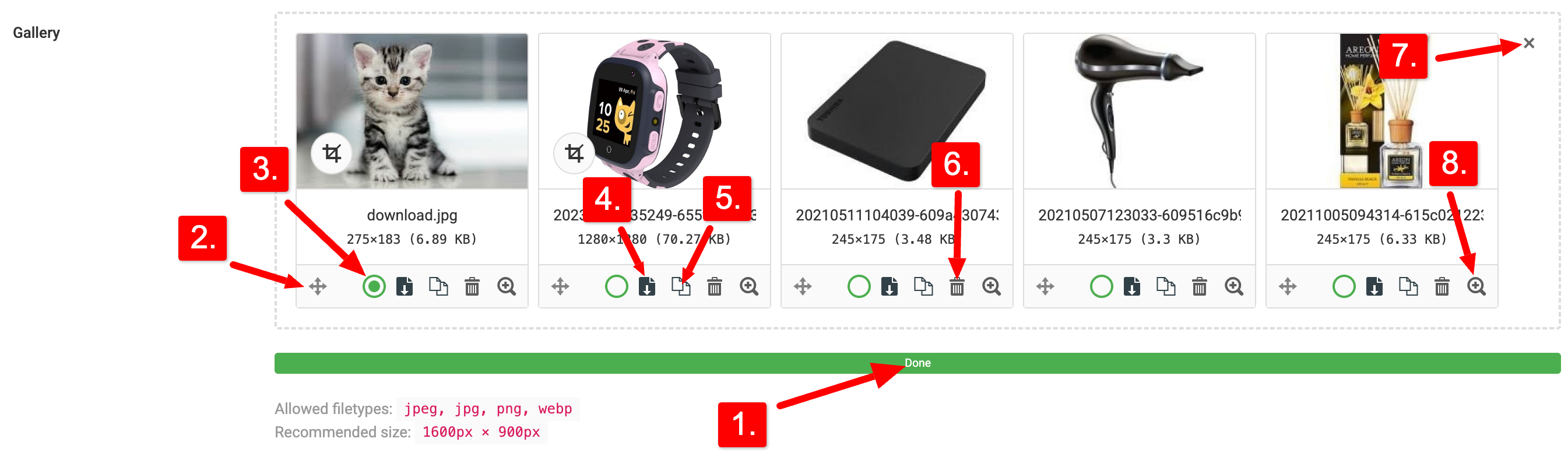 Field for uploading multiple images (or Gallery field)