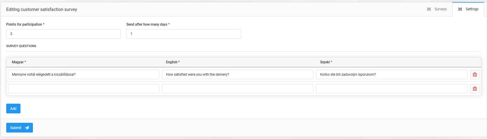 Customer satisfaction