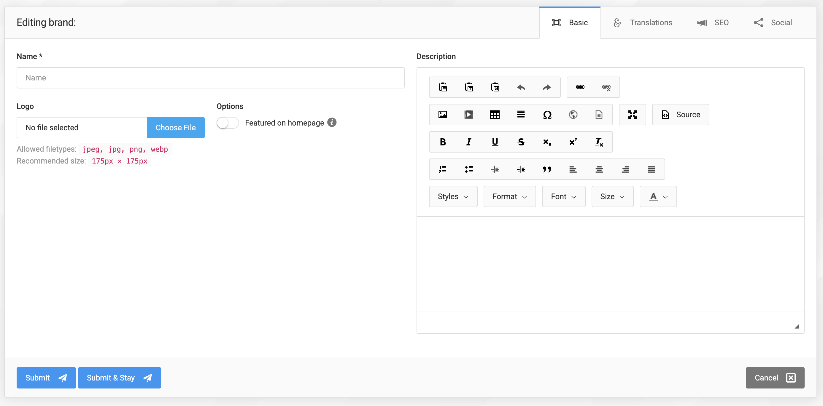 Brands and their management