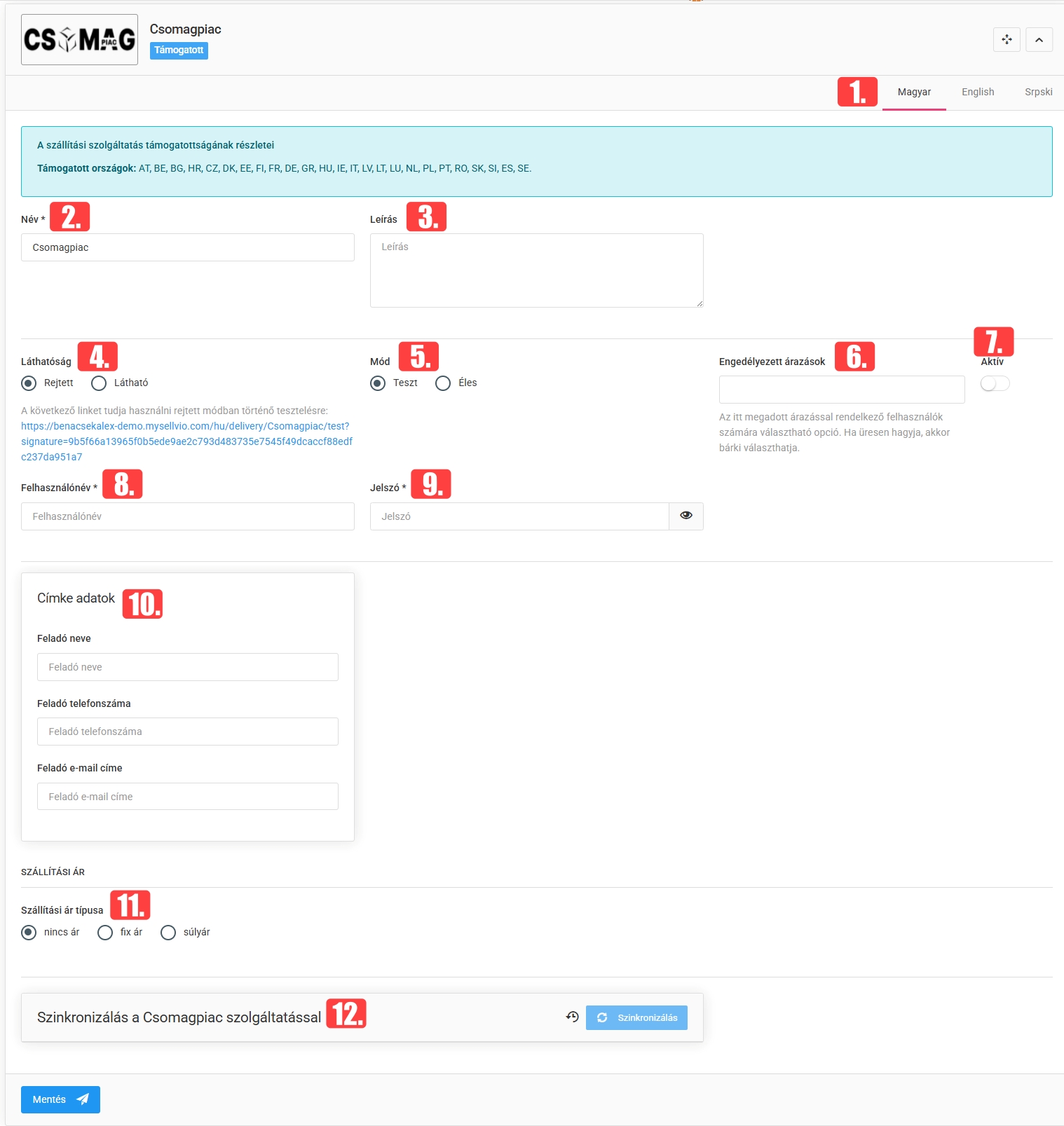Speciális szállítási módok