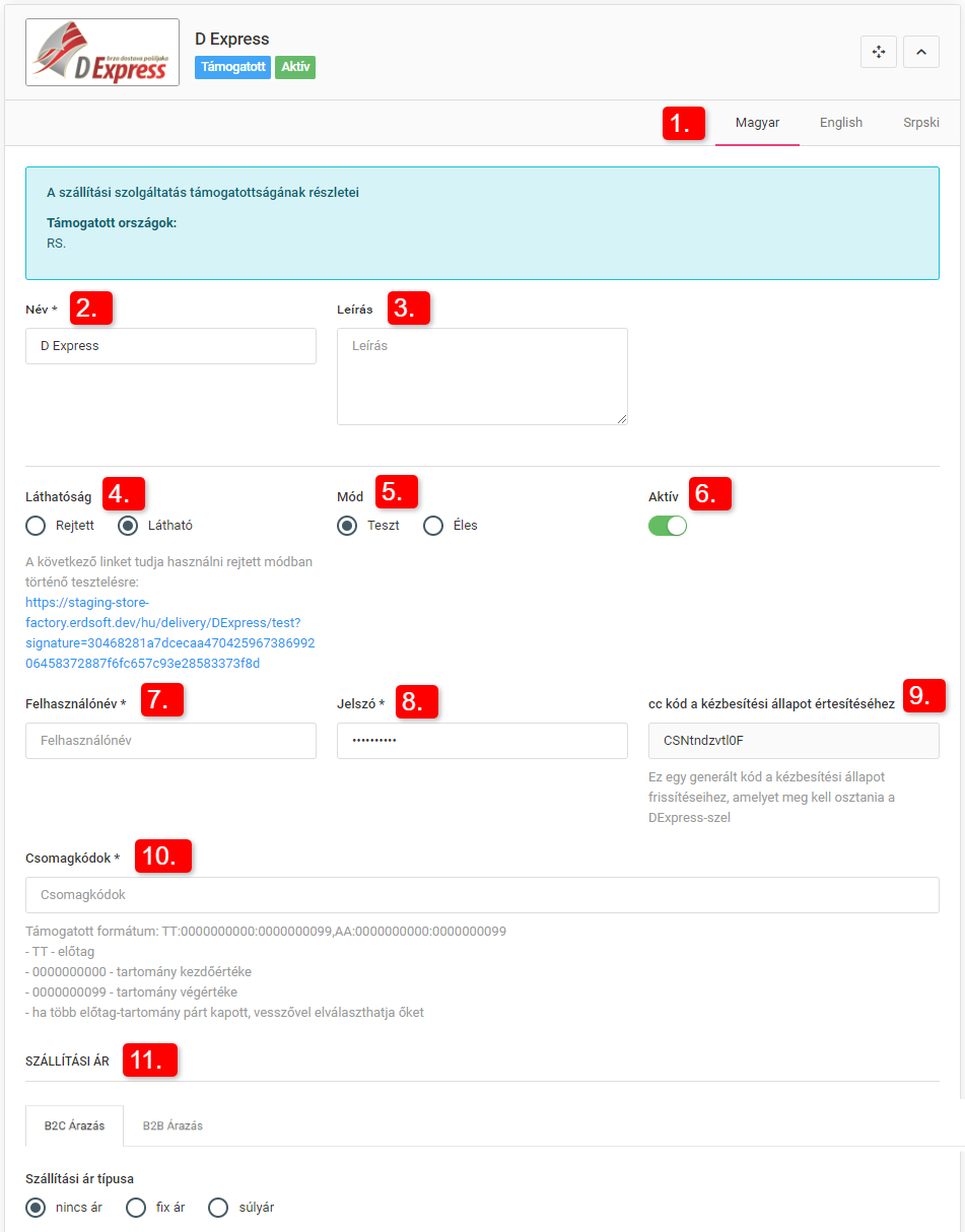 Speciális szállítási módok