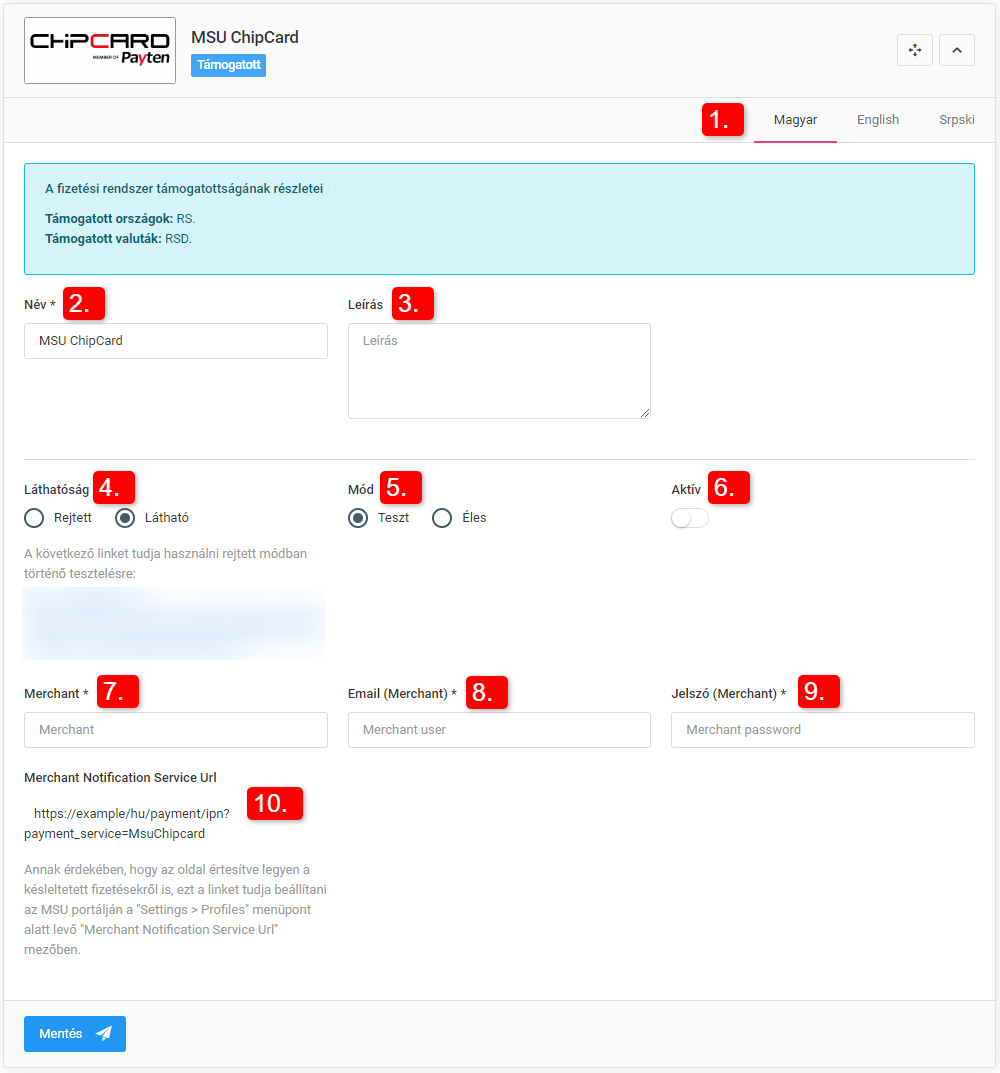 Speciális fizetési módok