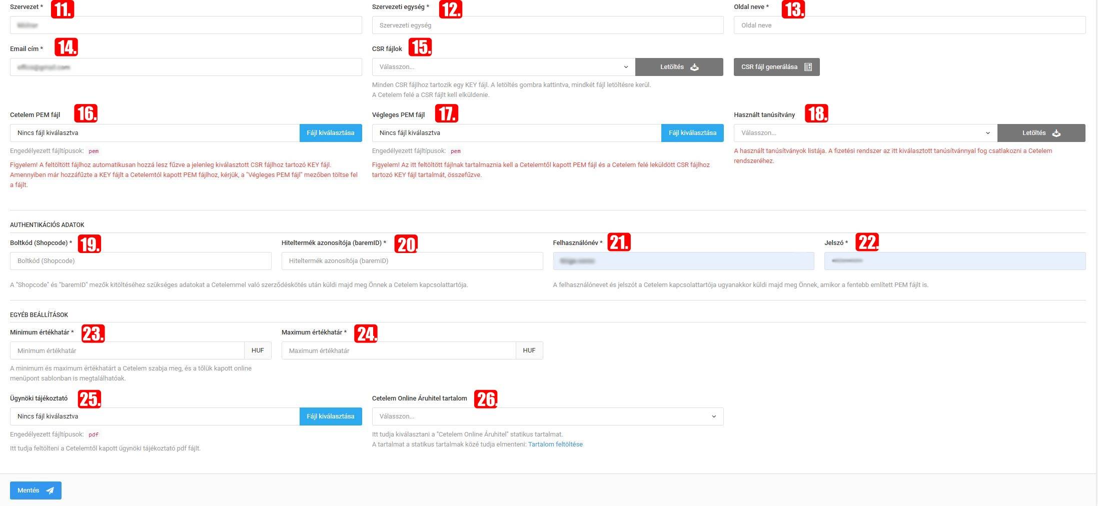 Speciális fizetési módok