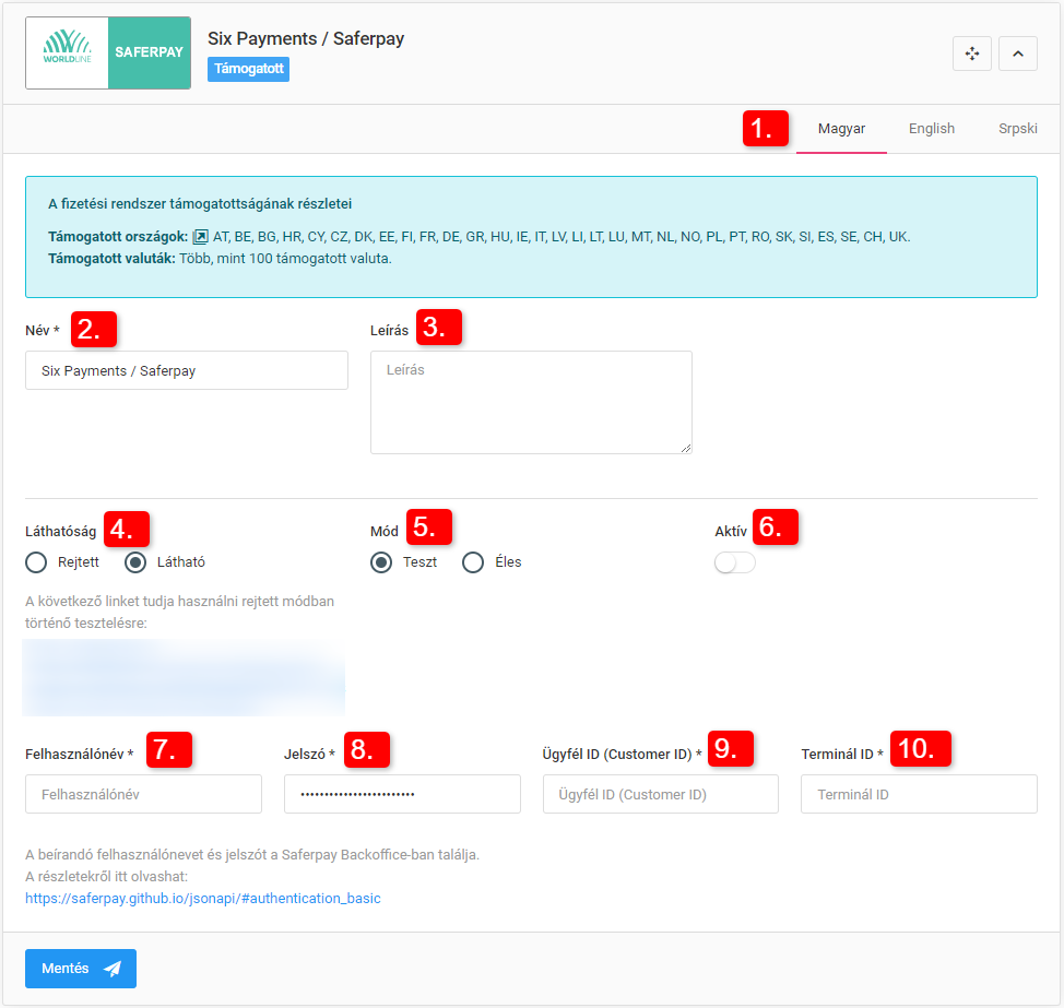 Speciális fizetési módok