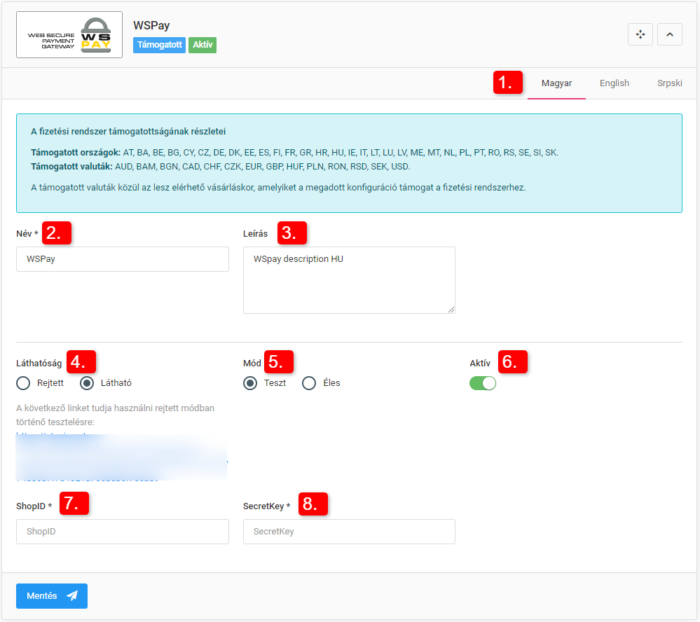 Speciális fizetési módok