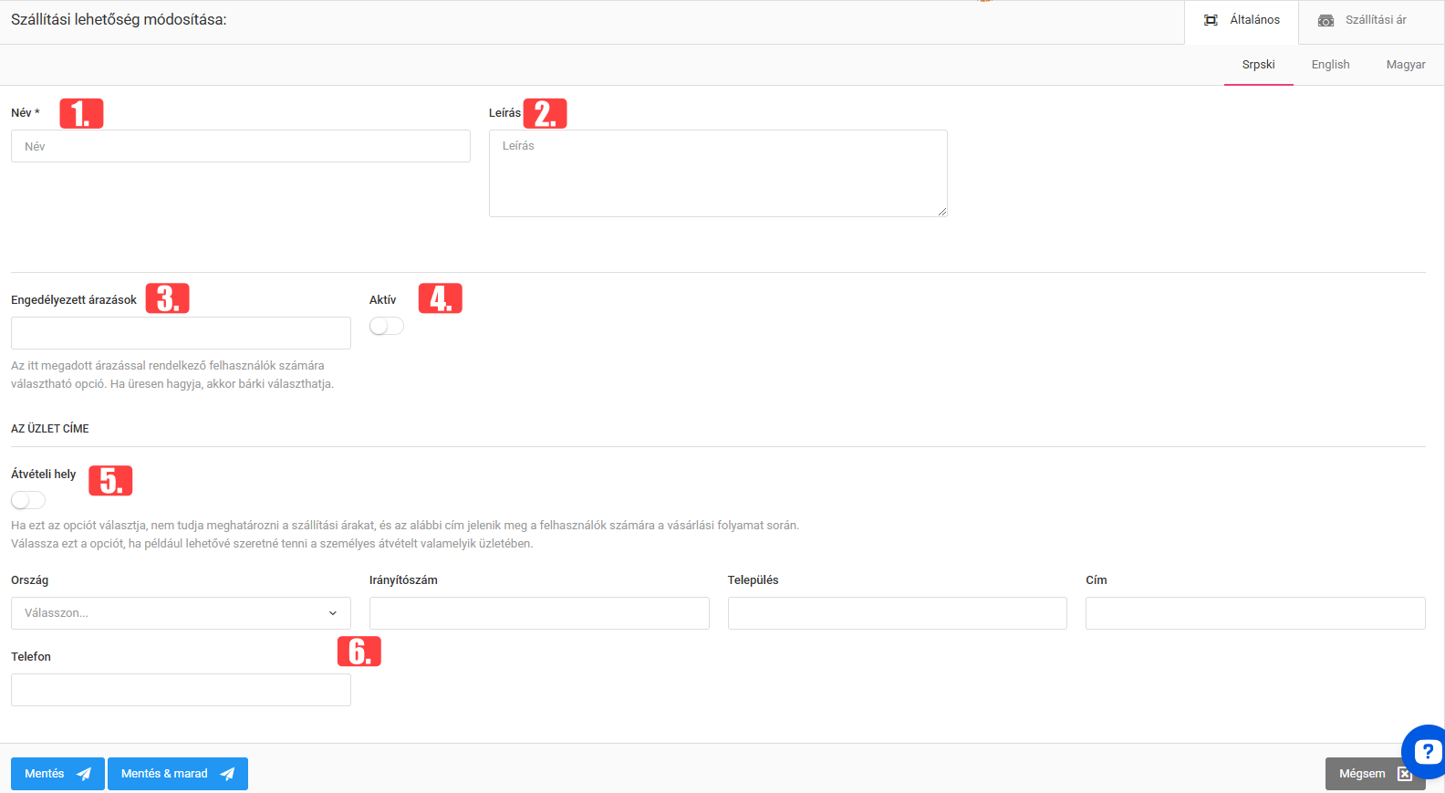 Szállítási módok