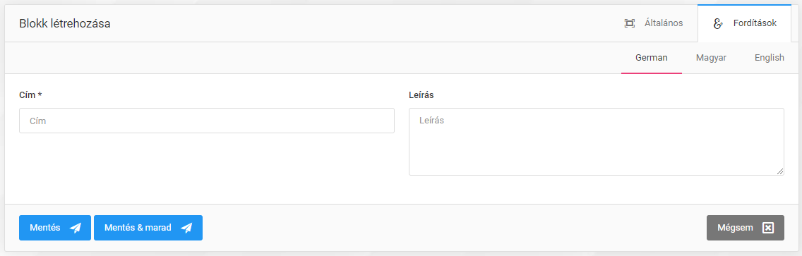 Információs blokkok