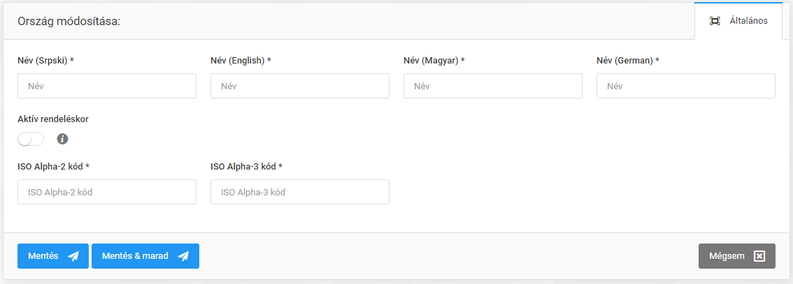 Országok szerkesztése