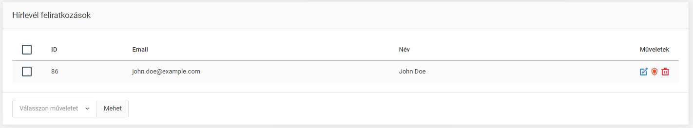 GDPR adatok ellenőrzése