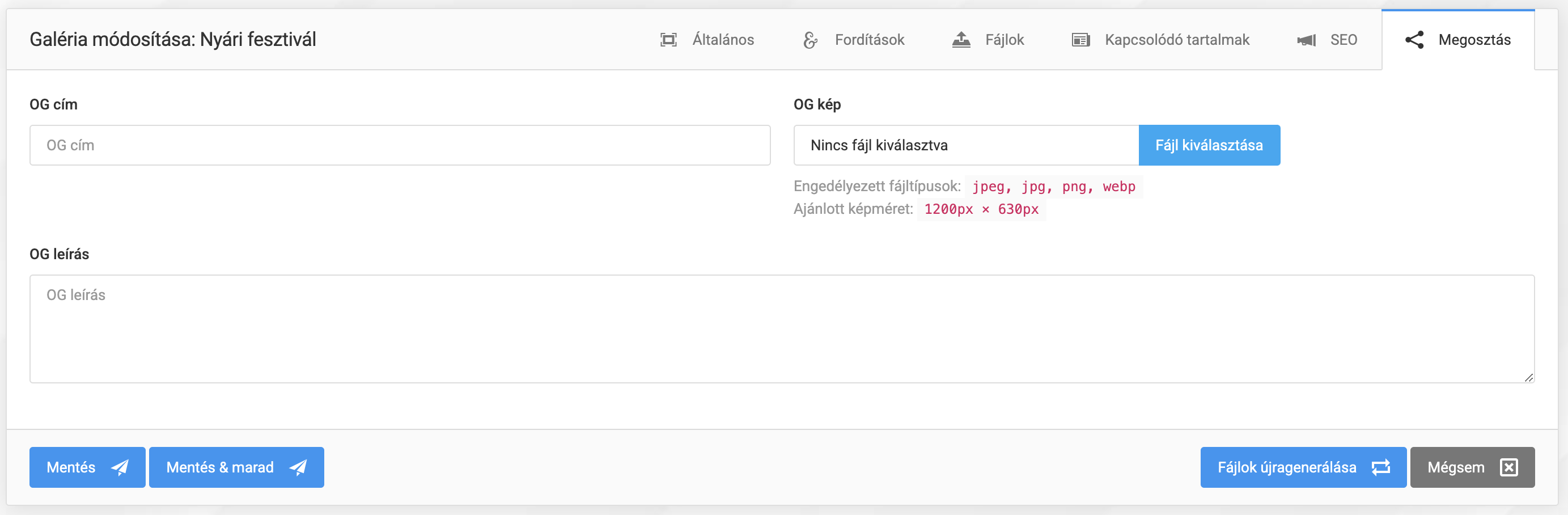 Galériák és kezelésük