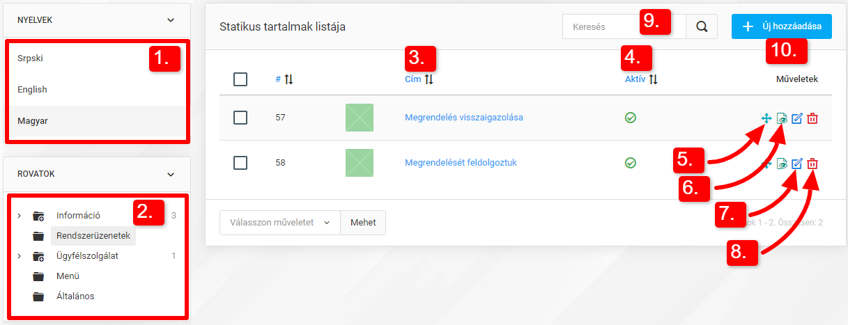 Oldalak és szerkesztésük