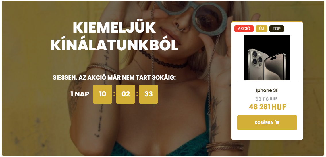 Kedvezmény kinézetei