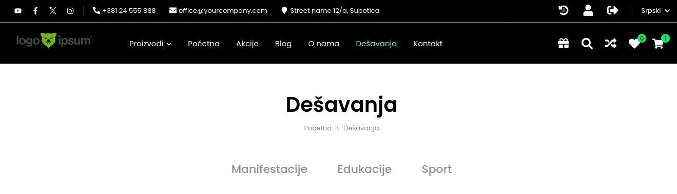 Kategorije događaja