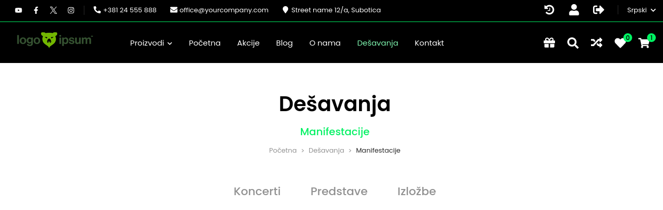 Kategorije događaja