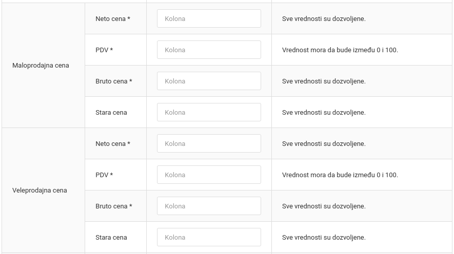 Sinhronizacija Webshop kategorije