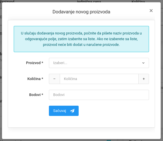 Porudžbine – Pokloni